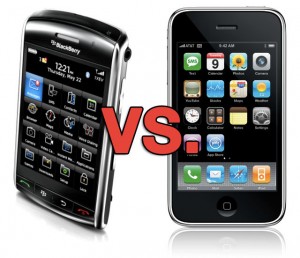iPhone versus BlackBerry
