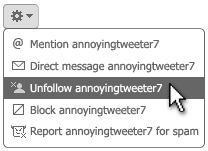 Unfollow annoyingtweeter7