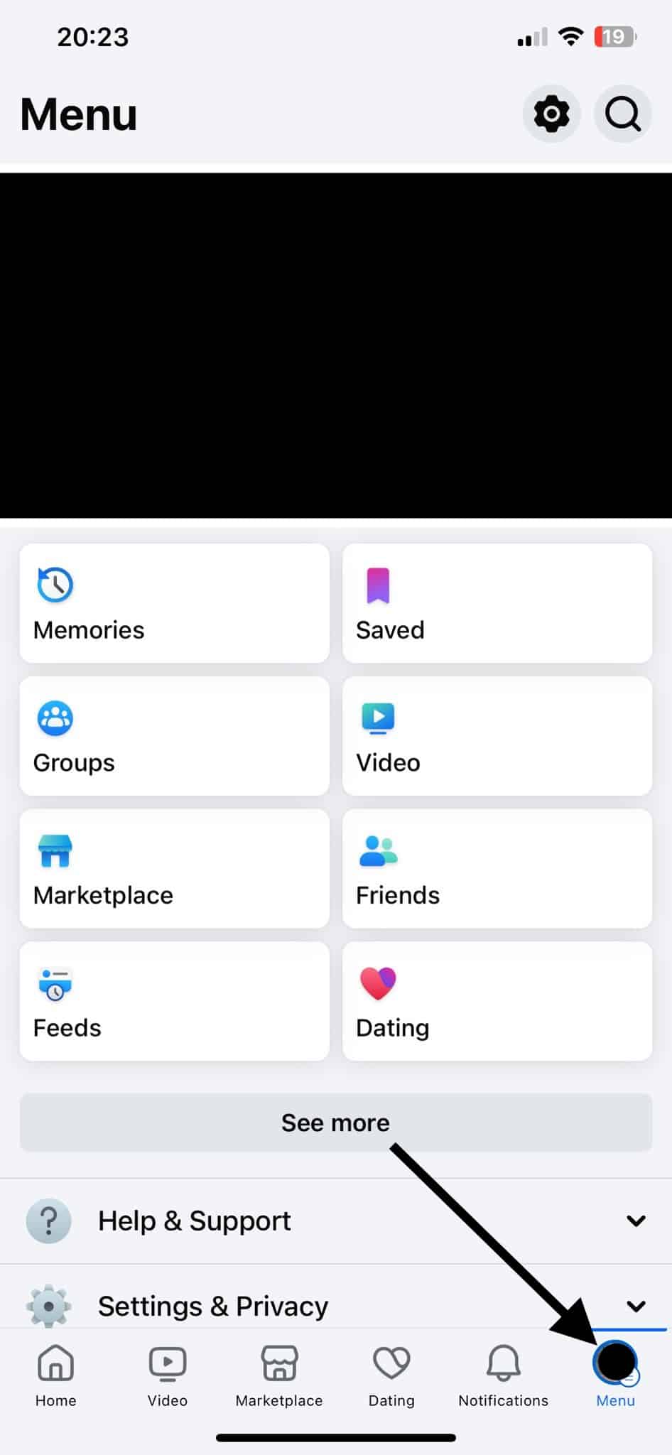 access facebook profile