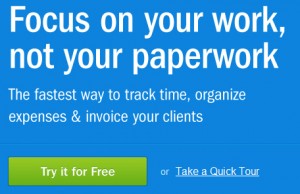 FreshBook's call to action