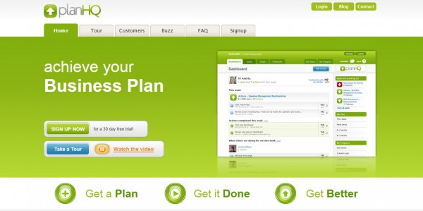 planHQ's call to action