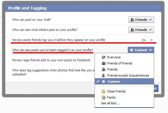 Facebook Privacy Review Post
