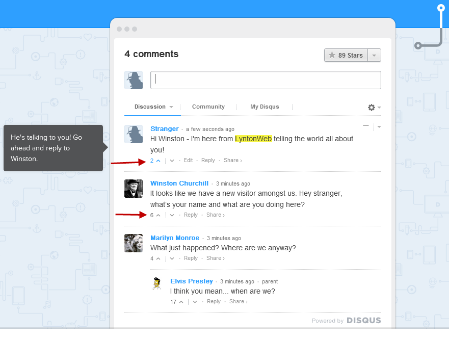 HubSpot blog voting