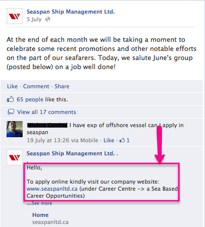 seaspan facebook