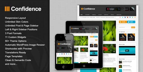 Confidence - Responsive Blog Magazine Theme