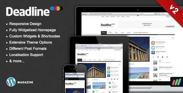 Deadline - Responsive Premium WordPress News