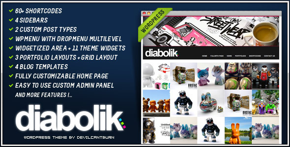 Diabolik Premium WordPress Theme