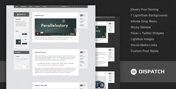 Dispatch WordPress Theme