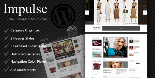 Impulse - Clean Magazine Theme