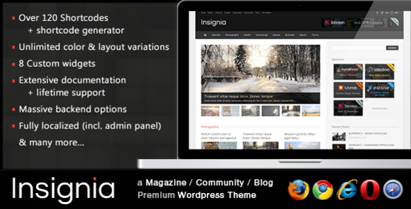 Insignia - a Magazine Theme