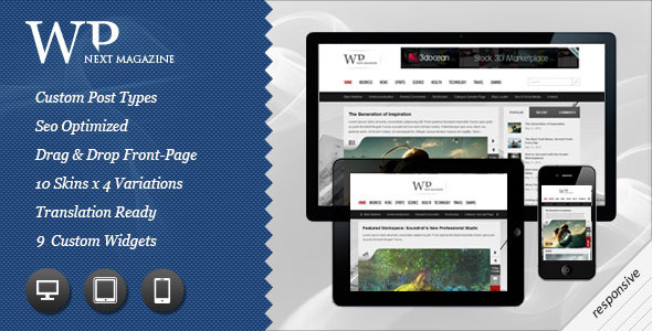 Next Responsive WP Magazine Themes