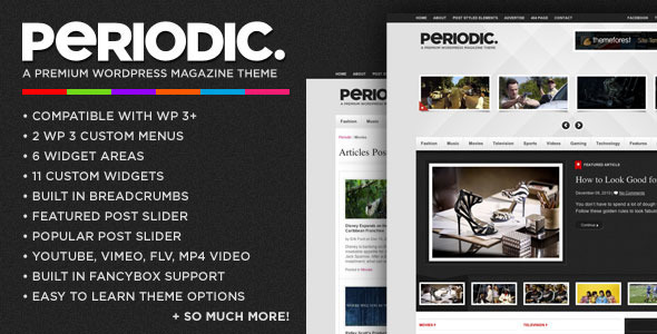 Periodic - A Premium WordPress Magazine Theme