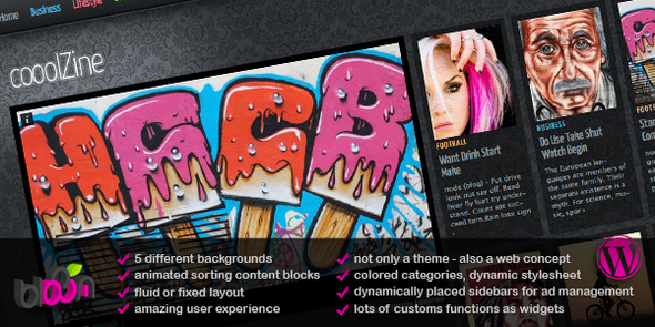 cooolZine magazine - WordPress edition