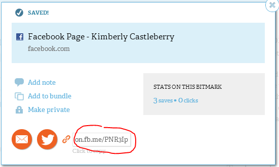 Screenshot of bit.ly having produced a on.fb.me url from a facebook.com/askkim url