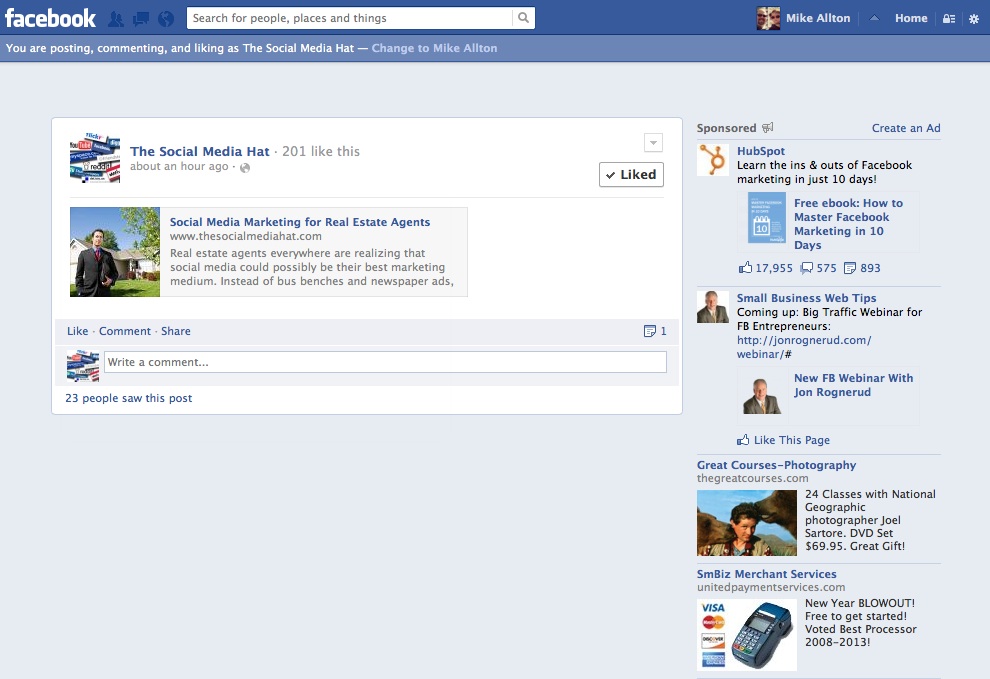 How to link to a Facebook Post