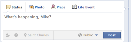 Facebook Status Update