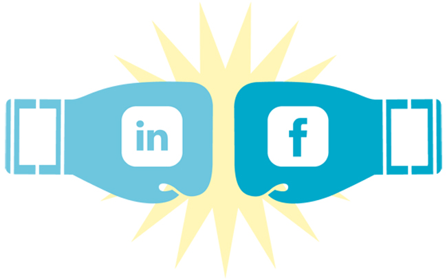 Linkedin-vs-Facebook