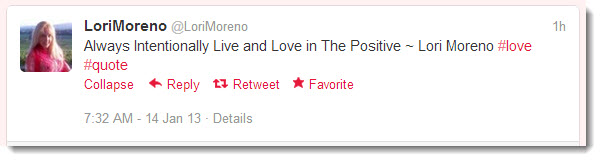 Lori Moreno Quotes on Twitter