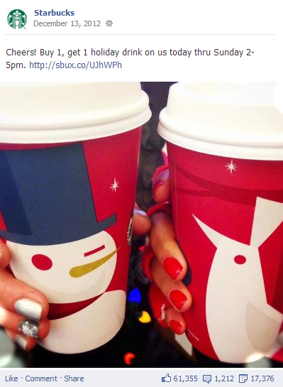 starbucks buy one
