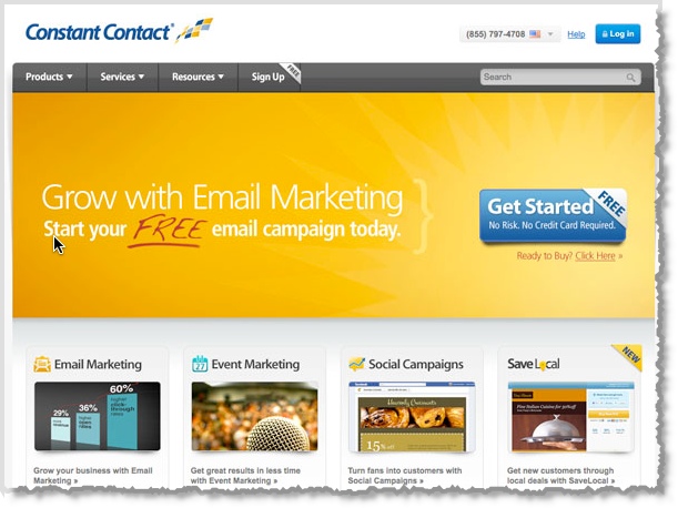 Constant Contact email marketing tool