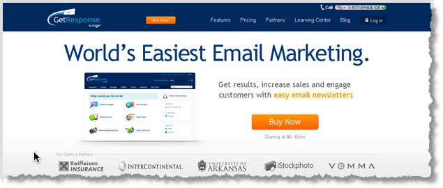 Get Response email marketing tool