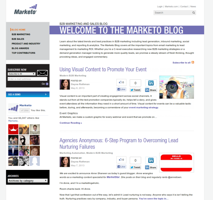 old-blog-design