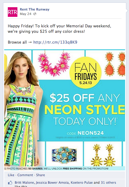renttherunway-colorful-facebook-post-example