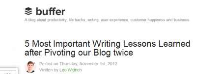 buffer example