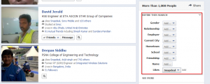 How to use filters in Graph Search?