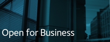 open for business poster