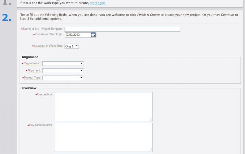 Create project