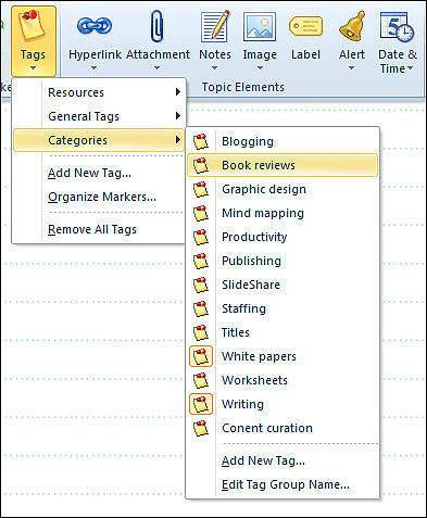 tracker list - tags for post categories