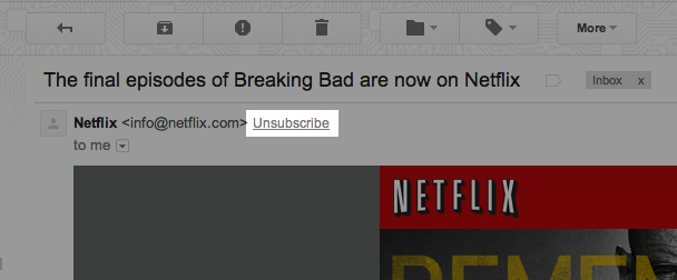Gmail Unsubscribe