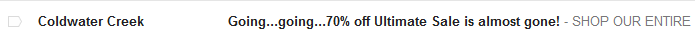 great email subject lines
