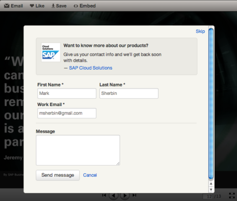 slideshare lead generation