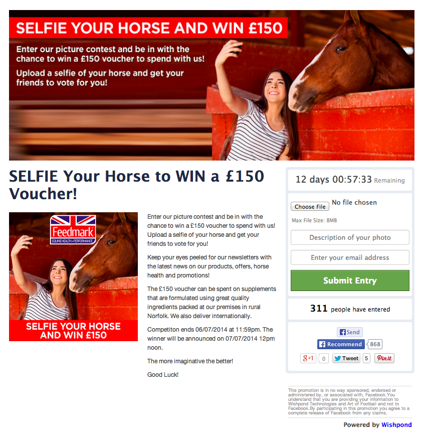 facebook contests