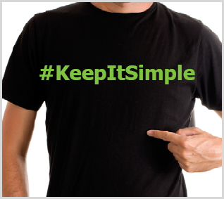 #KeepItSimple t-shirt