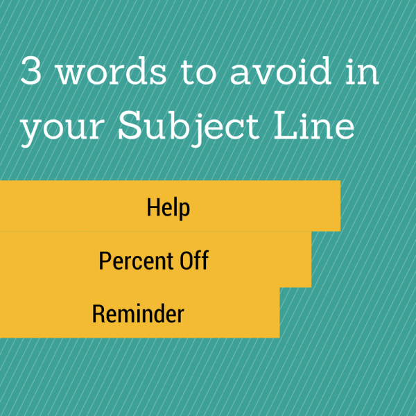 Words to avoid in your email subject line