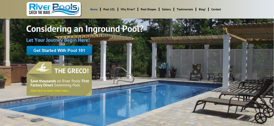 river pools