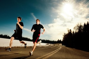 runners in adidas gear