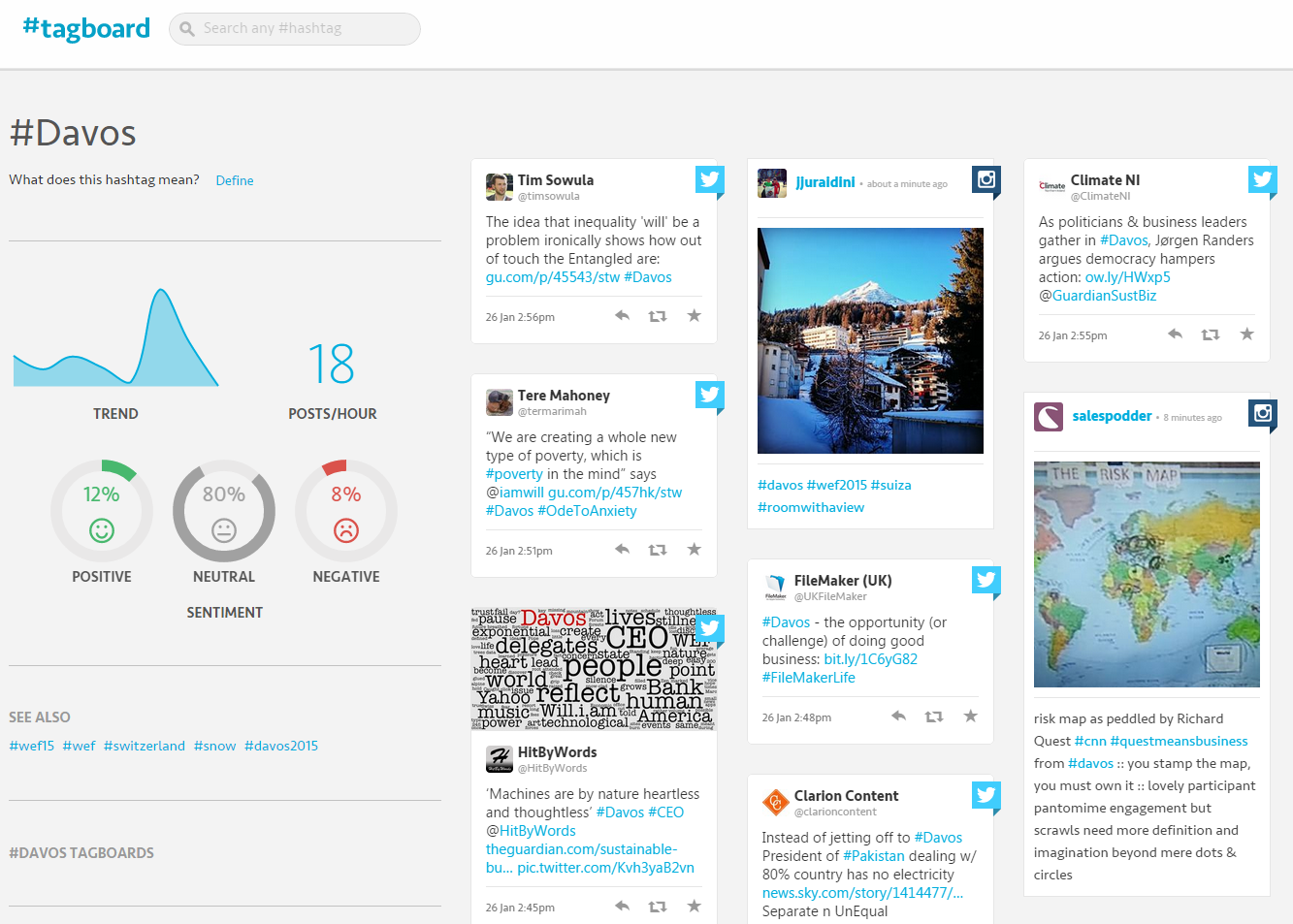 tagboard screenshot