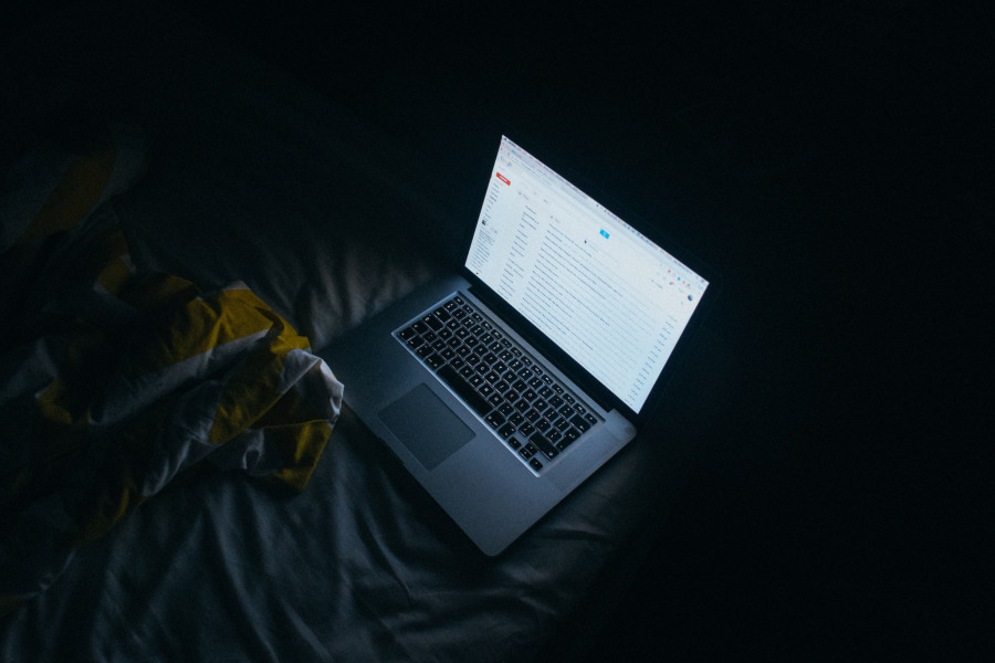 computer hacking into a laptop
