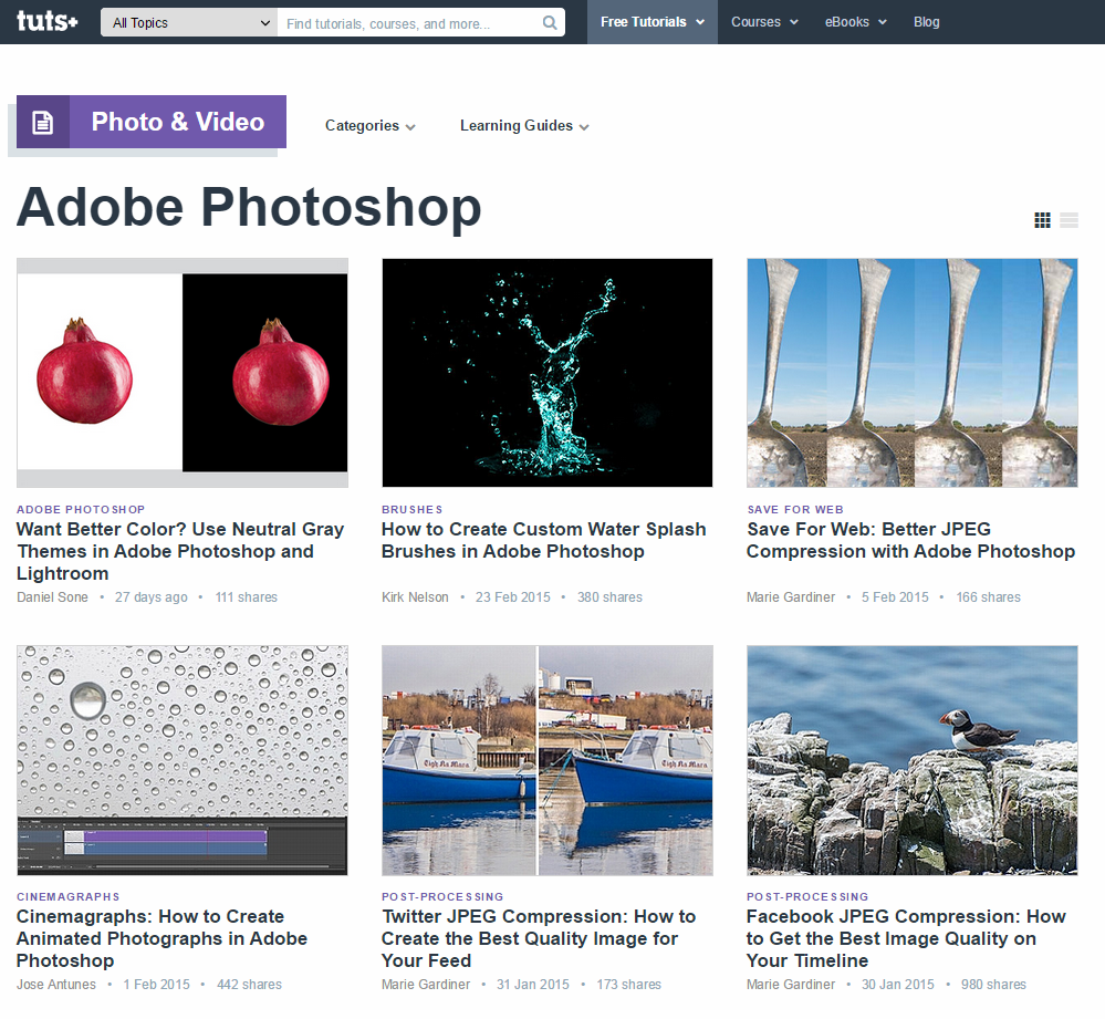 Learn Photoshop Tuts+