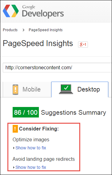 page speed effect on seo