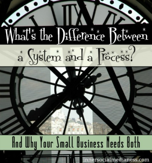 Difference between a system and a process
