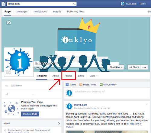 How to delete a photo from Facebook, part 1.