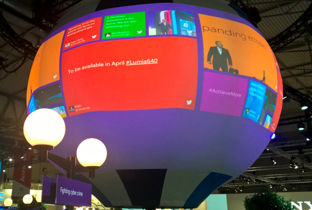 Mobile World Congress Social Media Wall