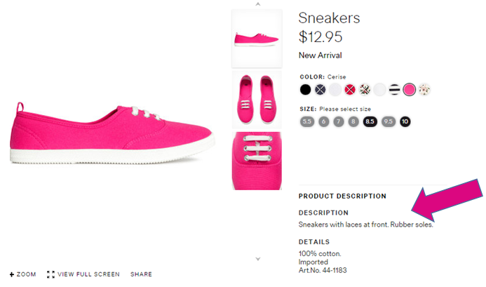 H&M sneakers