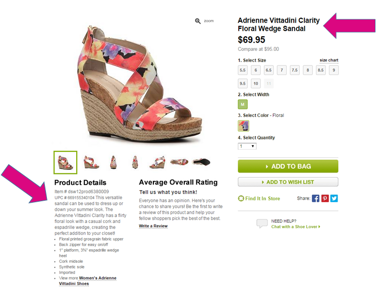 DSW wedges