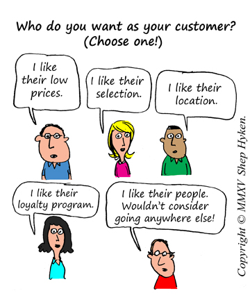 Six Types of Loyal Customers